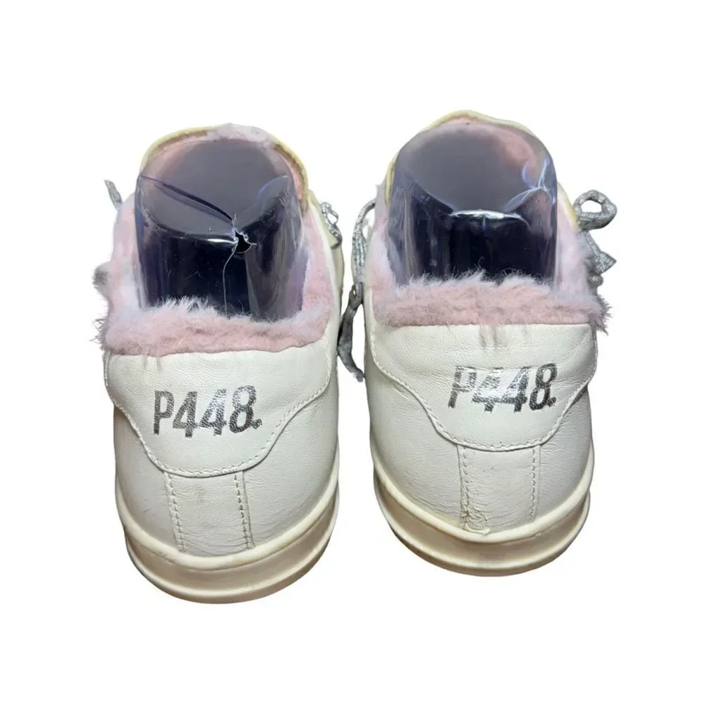 Women’s P448 athletics sneakers size 7.5 pink fur